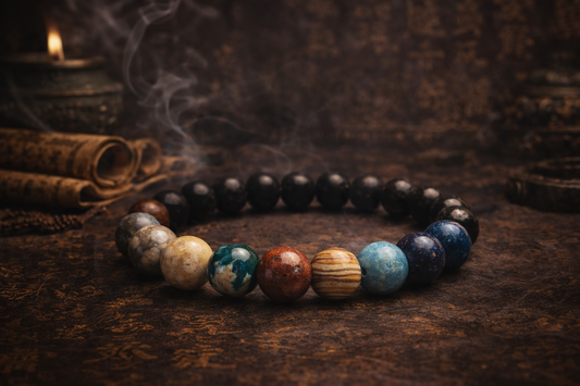 Crystal Nine Planets Luck-Changing Bracelet
